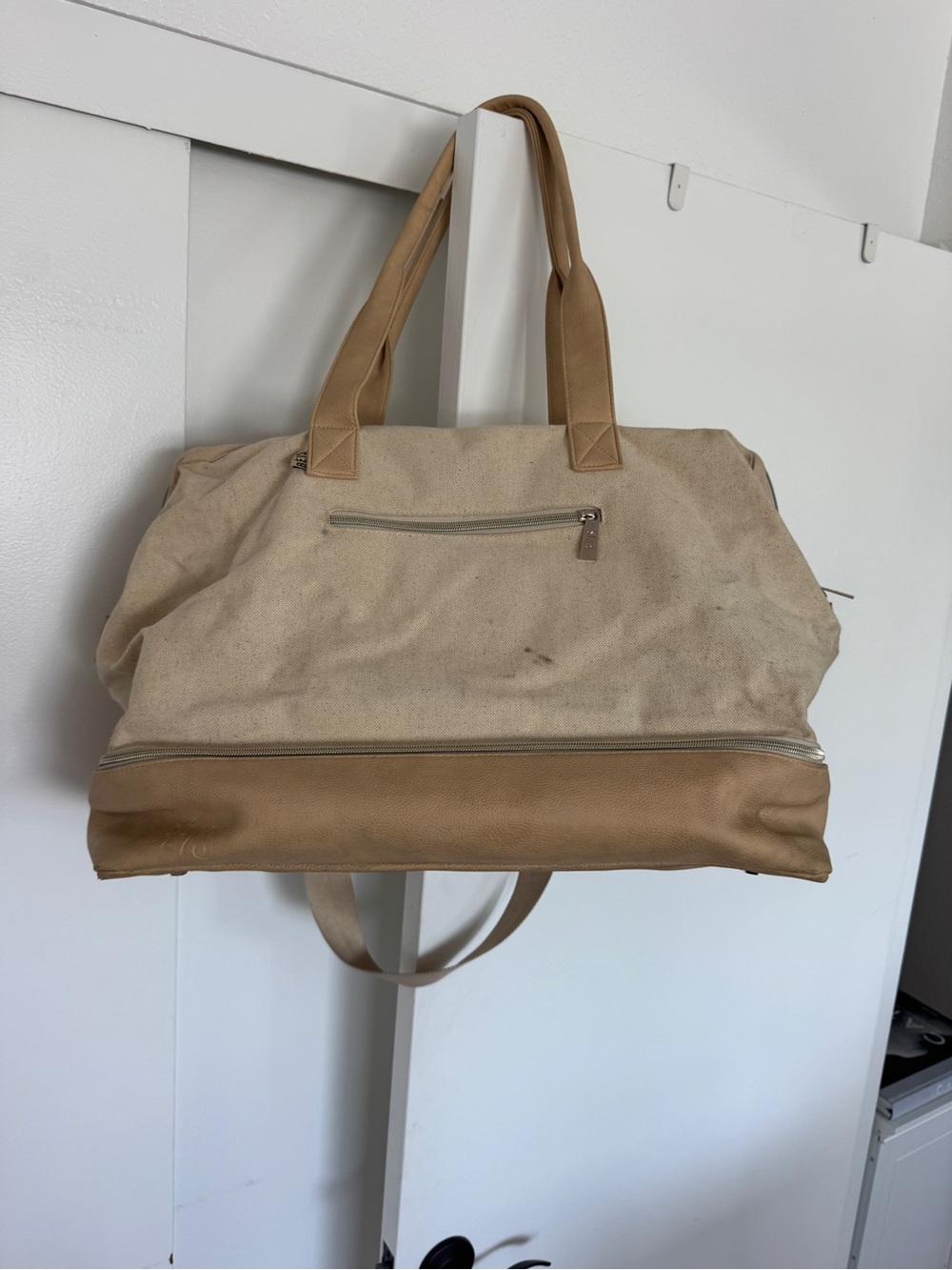 BÉIS Original Canvas Weekender Bag | Travel Carry-On with Bottom Compartment - Picture 2 of 15